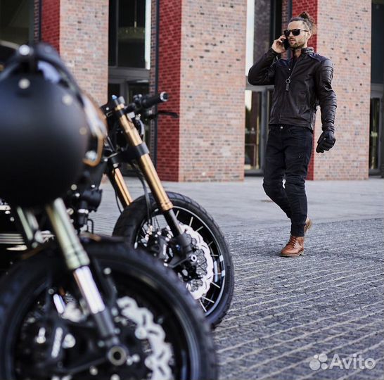 Мотокуртка shima blake jacket brown