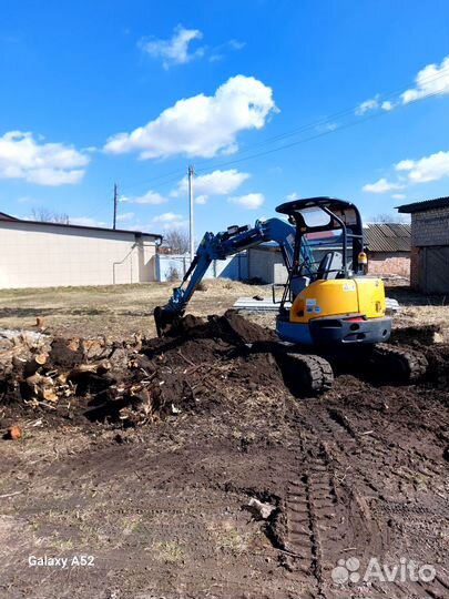 Услуги Мини - экскаватора