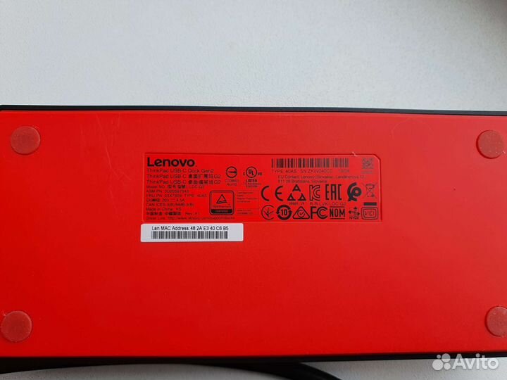 Док-станция Lenovo ThinkPad Gen 2 zkw40c0 ldc-g2