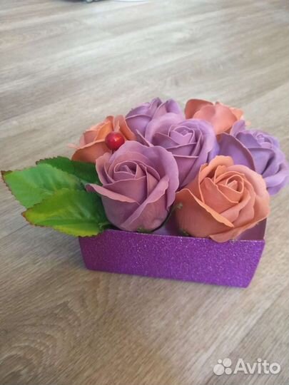 Оригинальные букеты в симпатичных корзиночках