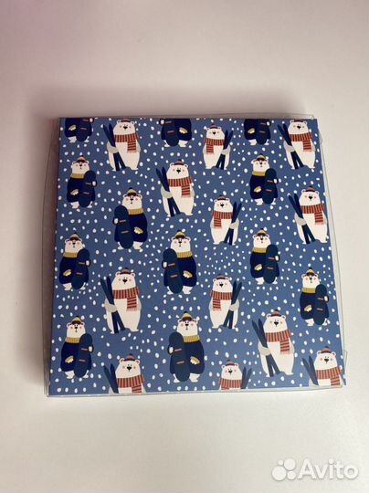 Коробка для пряников с крышкой 21 21