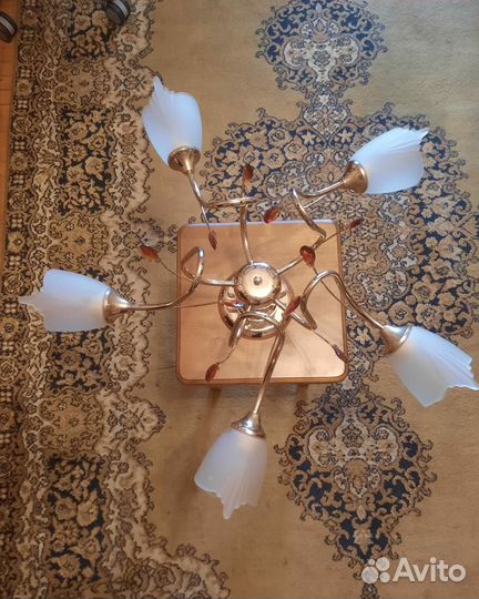 Люстра потолочная бу