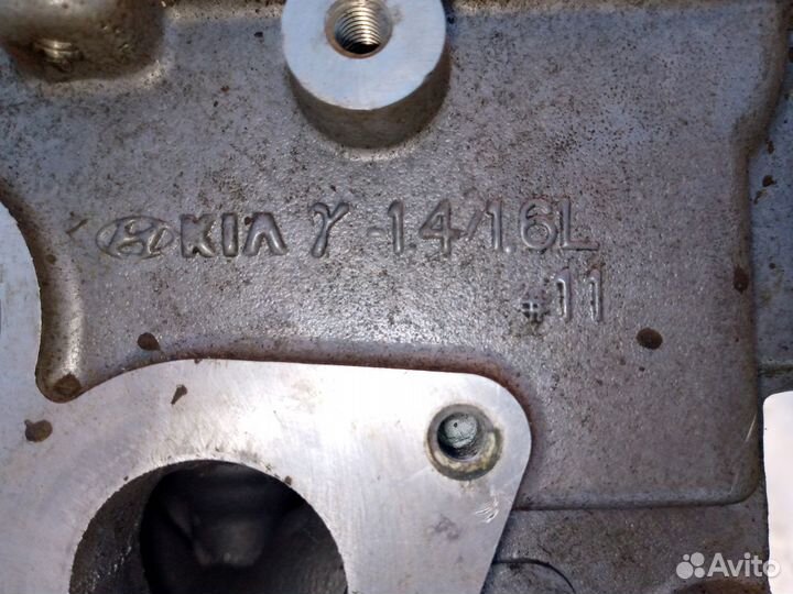 Головка блока цилиндров Kia Rio 3, Hyundai Solaris