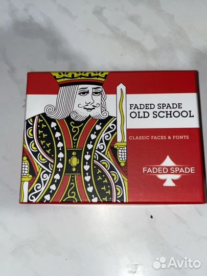 Карты Faded Spade Old School Narrow