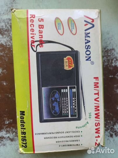 Радиоприемник mason Model:R1672