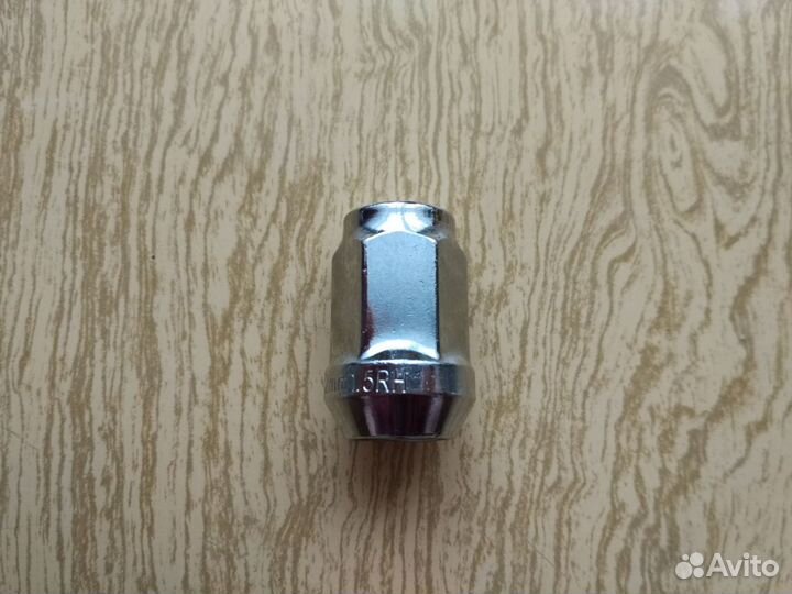 Гайка колесная Форд, хром, конус, резьба 12*1.5