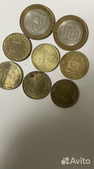 Повторы из коллекции. Монеты 10руб