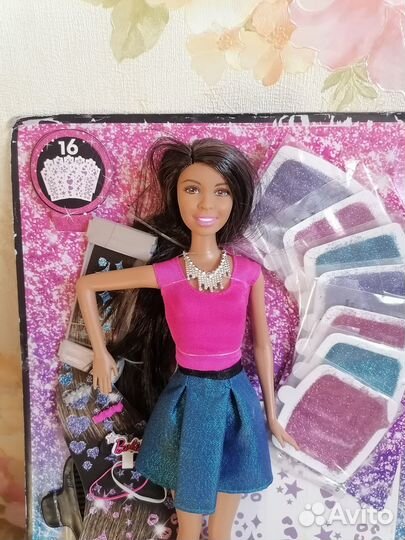 Барби Glitter Hair Barbie аа Mattel, 2014