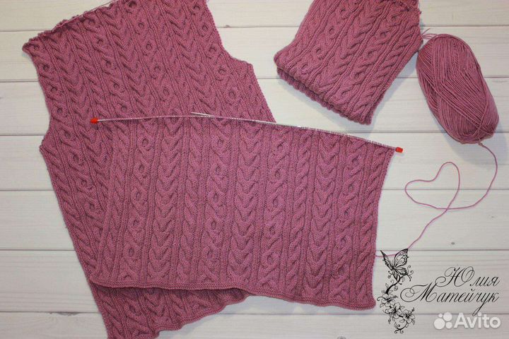 Научу вязать спицами