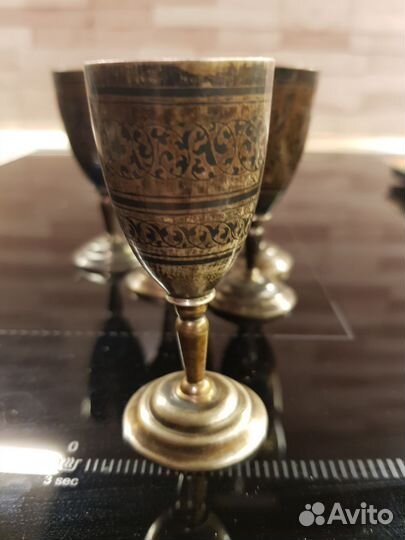 Набор рюмок серебро 875 проба