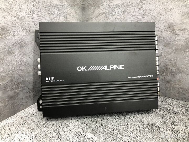 Автомобильный усилитель alpine 1800w