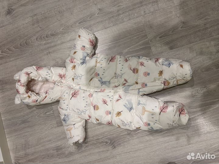 3 комбинезона зимних для девочки