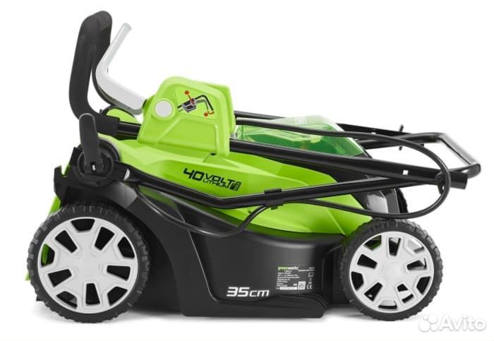 Газонокосилка Greenworks G40LM35 40V 2501907 аккум