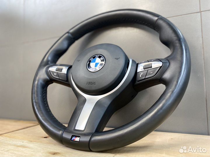 М руль BMW F30 F15 F32 обогрев вибро без лепестков