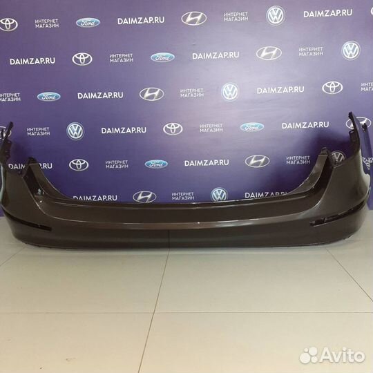 Бампер задний Kia Rio 2015-2017 кофейный