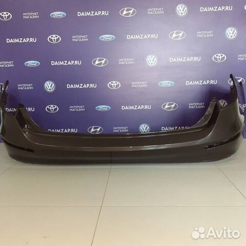 Бампер задний Kia Rio 2015-2017 кофейный