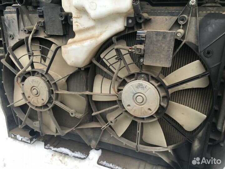 Диффузор с вентилятором,блок/ упр. Mazda cx7 cx-7