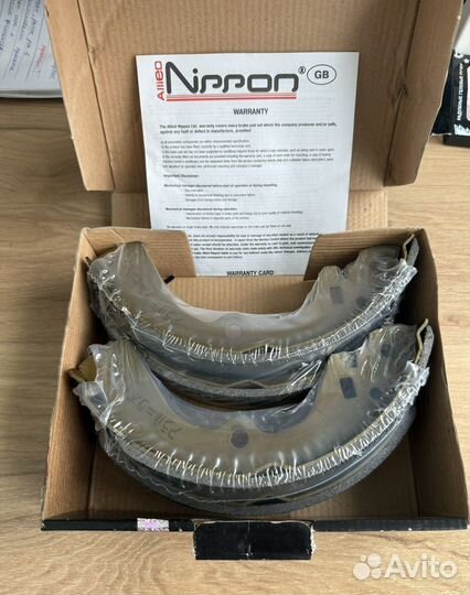 Колодки тормозные nippon ABS0204 nissan новые