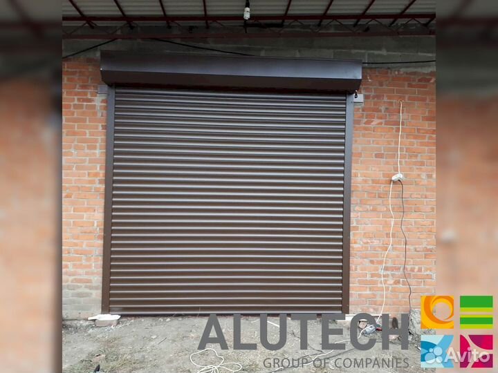 Ворота алютех роллетные