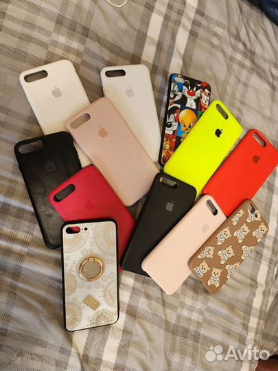 Чехол на iPhone 7 plus 12шт