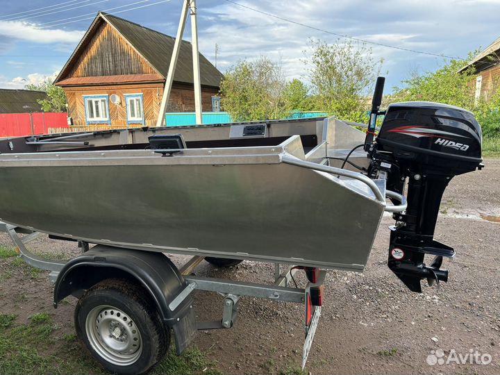 Продам комплект. Моторная лодка, плм, прицеп
