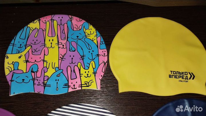 Шапочка для плавания, очки, колобашка