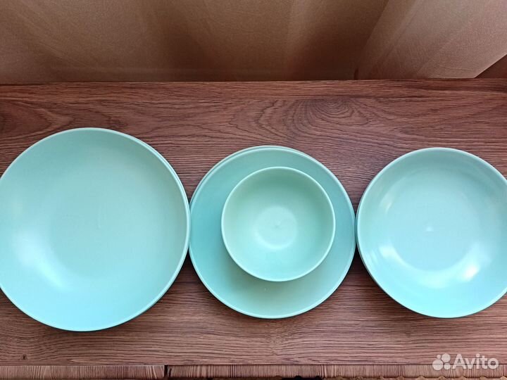 Новый Набор столовой посуды тарелки