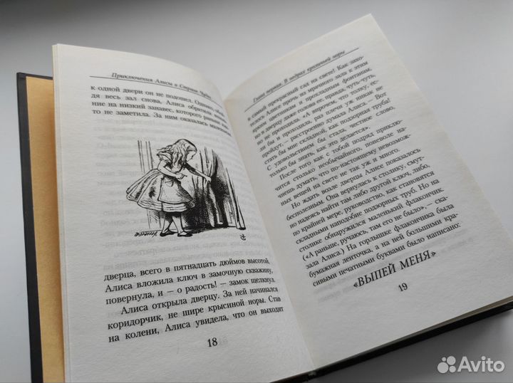 Книга. Алиса с стране чудес/Зазеркалье+под.пакет