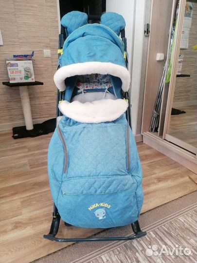 Детские санки коляска бу