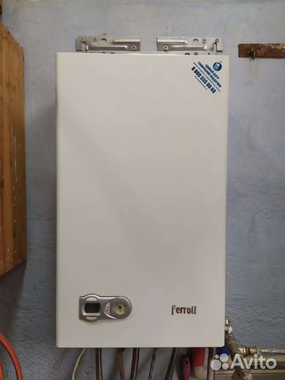 Газовый котел двухконтурный ferroli 20 На Гарантии