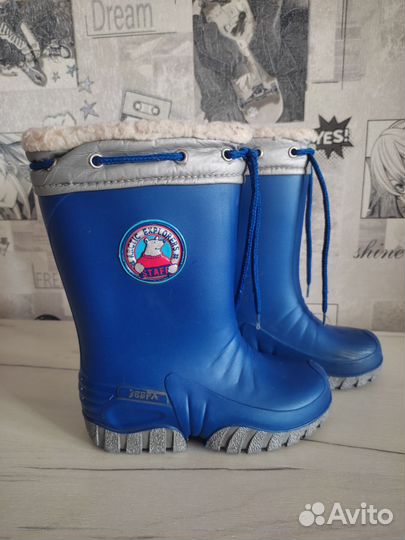 Детские резиновые сапоги