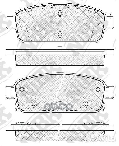 Колодки тормозные дисковые зад 1,085 PN0392