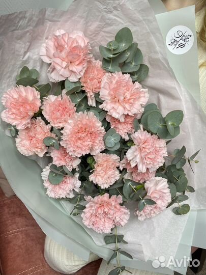 Букеты и композиции с диантусами (гвоздики)