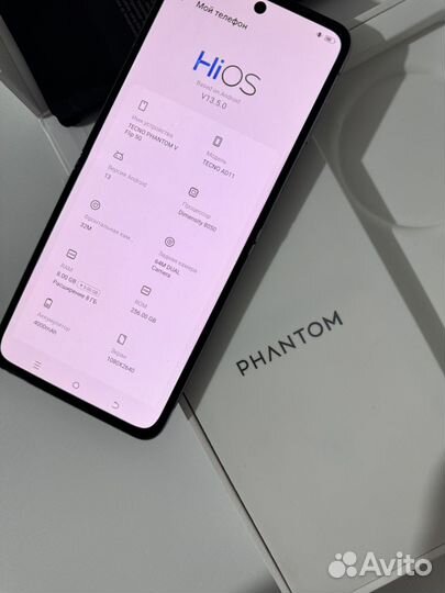 TECNO Phantom V Flip, 8/256 ГБ