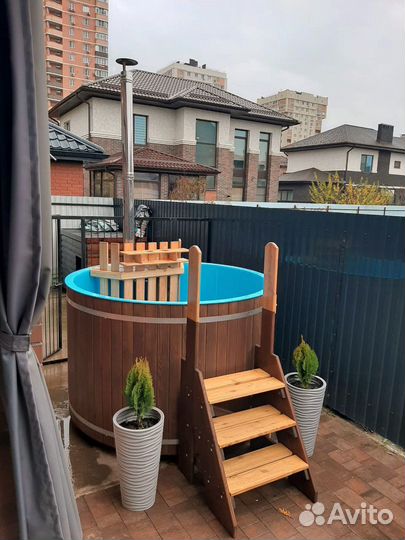 Купель, фурако на дровах