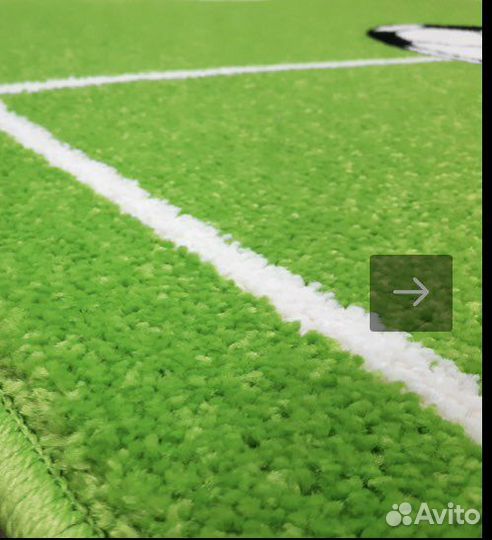 Ковер Funky Top green с футбольным мячом 233*157