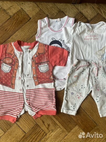 Вещи на девочку 3-6мес
