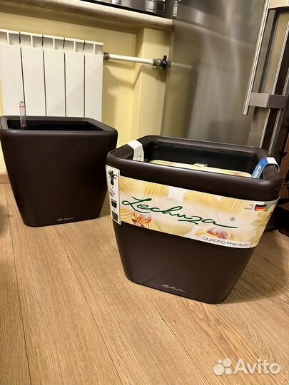 Кашпо Lechuza Quadro 35см новый и б/у