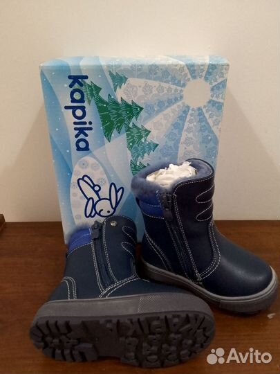 Сапожки ясельные Натуральная кожа