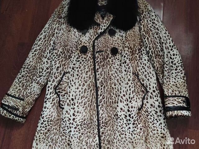 Супер модное Пальто женское натуральный жираф р.46