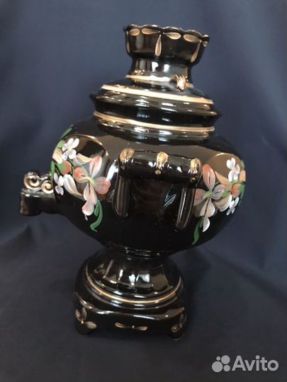 Декоративный самовар.СССР.Роспись.Фарфор
