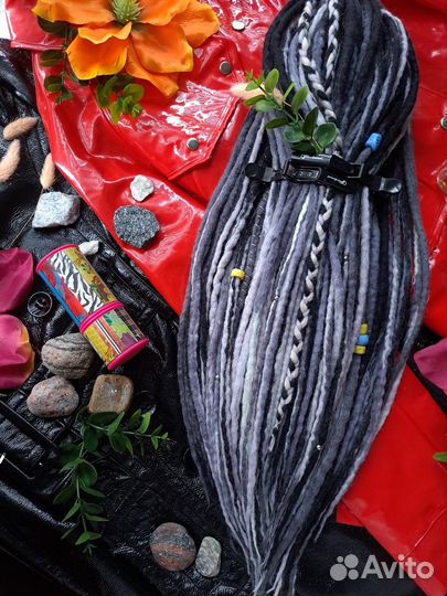 Комплект войлочный де дреды из шерсти 