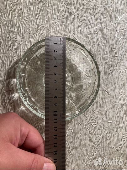 Икорница ссср. Толстое стекло. Редкое исполнение