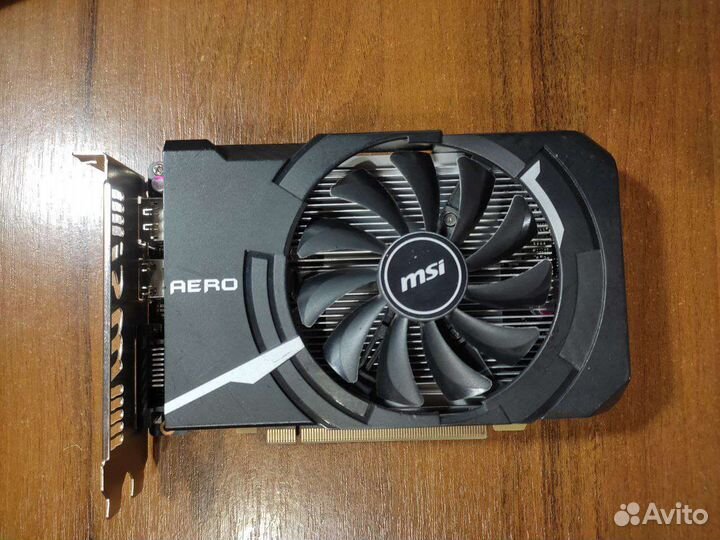 Видеокарта gtx 1050 ti 4gb MSI aero