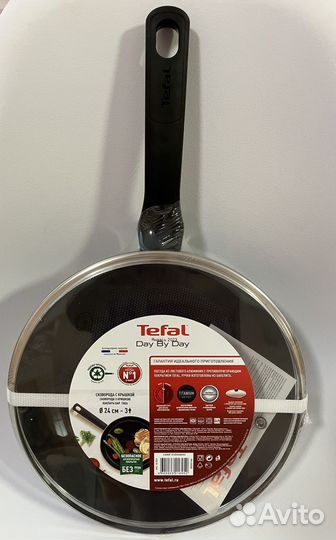 Сковорода Tefal с крышкой 24см Day by day