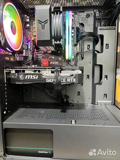 Новый игровой пк Ryzen 5 5500/16Gb/RTX3050 8Gb