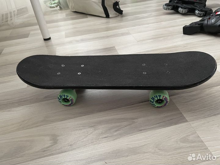 Скейтборд и самокат