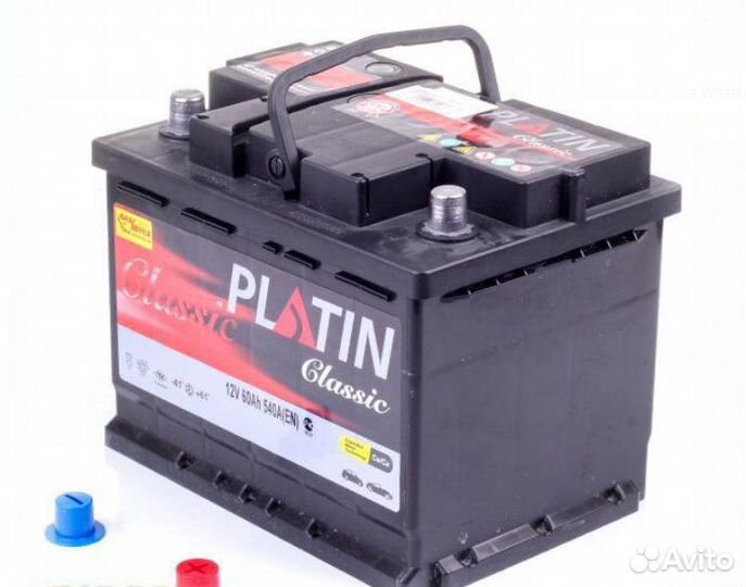 Аккумулятор platin 60a/h