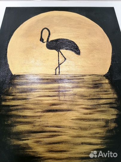 Интерьерная картина акрилом на холсте 30*40