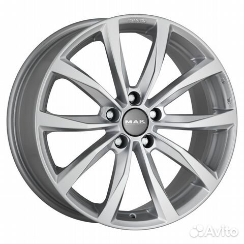 R17 5x100 7J ET38 D57,1 MAK Wolf Silver